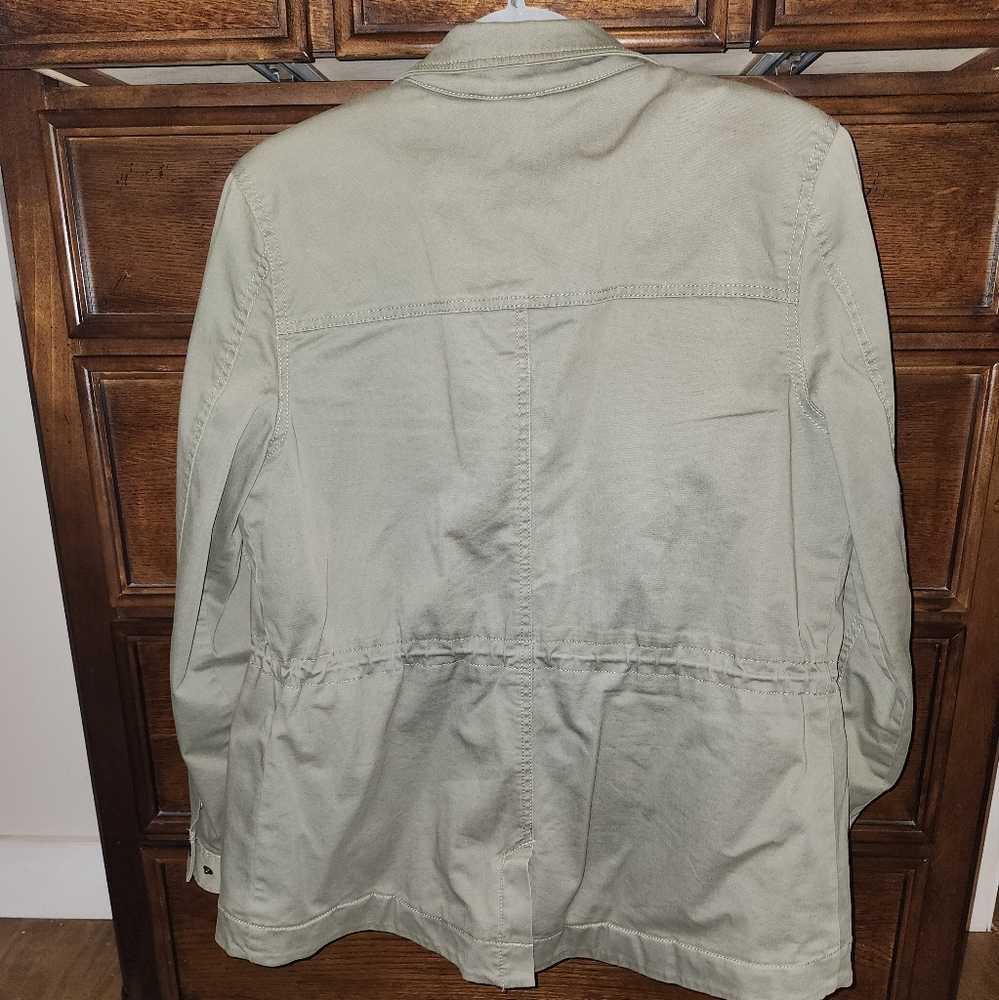 L.L. Bean | Sage Green Sherpa Lined Jacket - Picture 2 of 4
